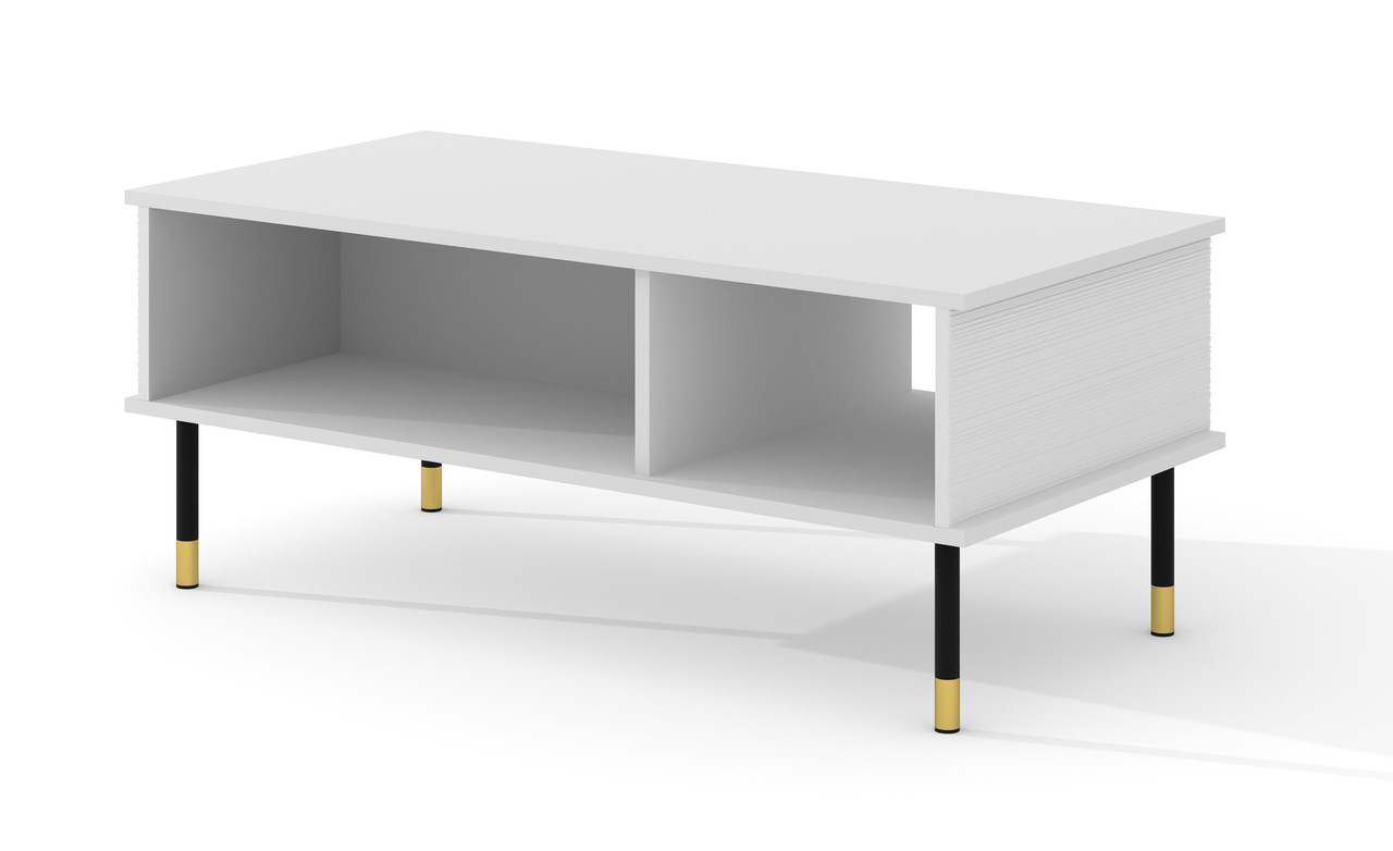 Журнальний столик SHERWOOD 110x55 см. білий мат BIM Meble