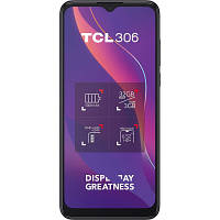 Мобильный телефон TCL 306 (6102H) 3/32GB Space Gray (6102H-2ALCUA12) h