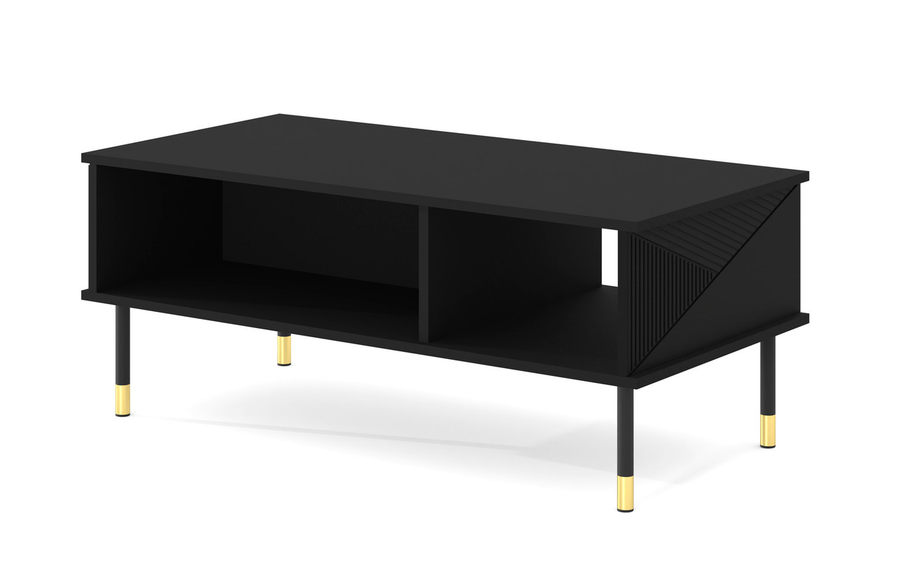 Журнальний столик WOODY 110x55 см. чорний мат BIM Meble