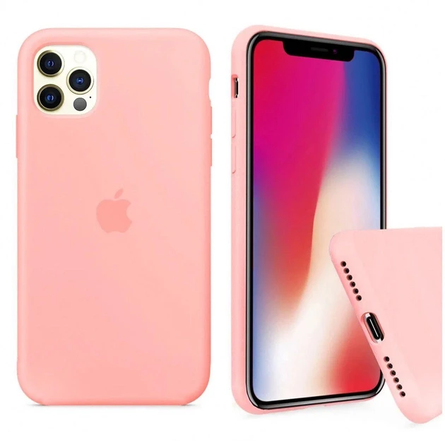 Чохол силіконовий для Айфон 11 Pro / Silicone Full Case для iPhone 11 Pro (Грейпфрутовий  / Grapefruit), фото 1