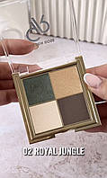 Палетка теней для век Golden Rose Quattro Eyeshadow Palette 02 Royal Jungle