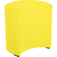 Пуф детский BNB Полумесяц жёлтый (Цвет: Флай 2240). Для детского сада, школы, комнаты отдыха, магазина