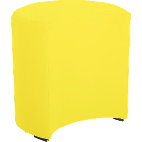 Пуф дитячий BNB Півмісяць жовтий (Колір: Флай 2240). Для садочка, шкоди, кімнати відпочинку, магазина дитячого одягу / взуття