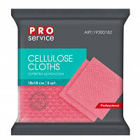 Салфетки для уборки PRO service Professional целлюлозные Розовые 5 шт. (4823071623017) h