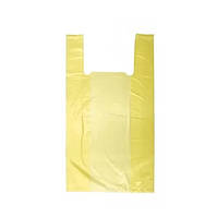 Пакет п/е "Майка" 22*36см 100шт/уп жовта "Горинич"