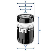 Фильтр масляный UFI 23.164.03 h