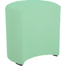 Пуф дитячий BNB Півмісяць м'ятний (Колір: Флай 2228). Для садочка, шкоди, кімнати відпочинку, магазина дитячого одягу / взуття