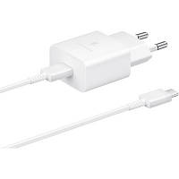 Зарядное устройство Samsung USB-С 15W White + Cable USB-C 1m (EP-T1510XWEGEU) h