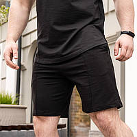 Мужские классические шорты Nebo/ Стильные черные шорты для мужчин/ Повседневные однотонные летние шорты 3XL