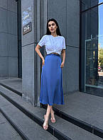 Юбка женская миди, шелк 42-46 (4) Rin862-371