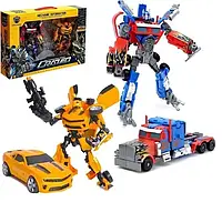 Набор трансформеров Оптимус Прайм и Бамблби W8825A Bumblebee і Optimus Prime