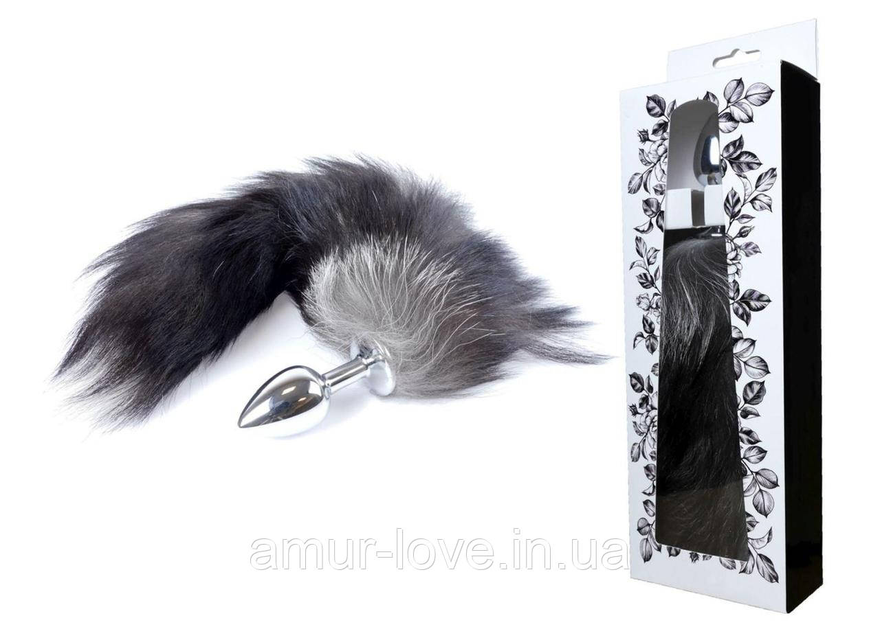 Анальний корок Fox Tail Black 2XL