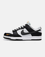 Кроссовки Nike Dunk Low 'Mini Swoosh - Black Total Orange'