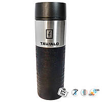 Термочашка черная 420 мл , термокружка Tavialo black