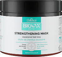 Стимулирующая укрепляющая маска для волос Biovax Biotin Strengthening Mask, 250 мл