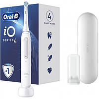 Электрическая зубная щетка Oral-B iO Series 4N iOG4-1A6-1DK-White белая хорошее качество