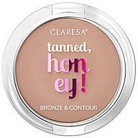 Бронзер для лица Claresa Tanned Honey! Bronze & Contour 11 Aristocratic, 10 г