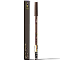 Карандаш для бровей пудровый со щеточкой Paese Powder Browpencil Dark Brown, 1.19 г