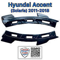 Hyundai Accent 2011-2018 кронштейн, крепление бампера левое под фару, 865831R000