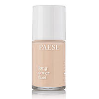 Тональный крем флюид выравнивающий для сухой кожи Paese Long Cover Fluid 01 Light Beige, 30 мл