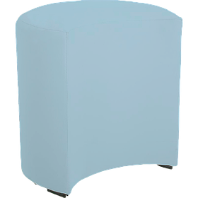 Пуф дитячий BNB Півмісяць блакитний (Колір: Флай 2220). Для садочка, шкоди, кімнати відпочинку, магазина дитячого одягу / взуття