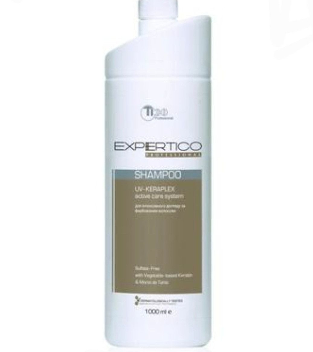 Шампунь безсульфатный для интенсивного ухода Expertico UV-Keraplex за окрашенными волосами 1000 мл - фото 1 - id-p1729118731
