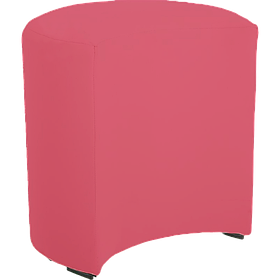 Пуф дитячий BNB Півмісяць ярко-рожевий (Колір: Флай 2237). Для садочка, шкоди, кімнати відпочинку, магазина дитячого одягу / взуття