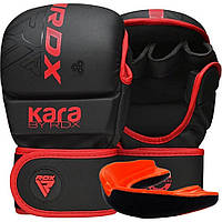 Перчатки для ММА F6 KARA Matte RDX Inc Limited GSR-F6MR-L/XL+ Red, L/XL (капа в комплекте), World-of-Toys