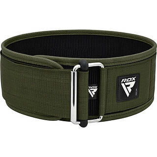 Пояс для важкої атлетики RX1 Weight Lifting Belt RDX Inc Limited WBS-RX1AG-M, Army Green, M, World-of-Toys