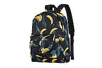 Рюкзак для ноутбука 2E TeensPack Black 13" Bananas (2E-BPT6114BB)