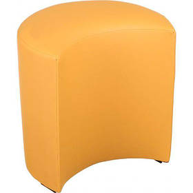 Пуф дитячий BNB Півмісяць вохра / верблюжий (Колір: Флай 2205). Для садочка, шкоди, кімнати відпочинку, магазина дитячого одягу / взуття