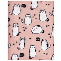 Плед Ardesto Fleece Котики ART-0712-PB 130х160 см хорошее качество