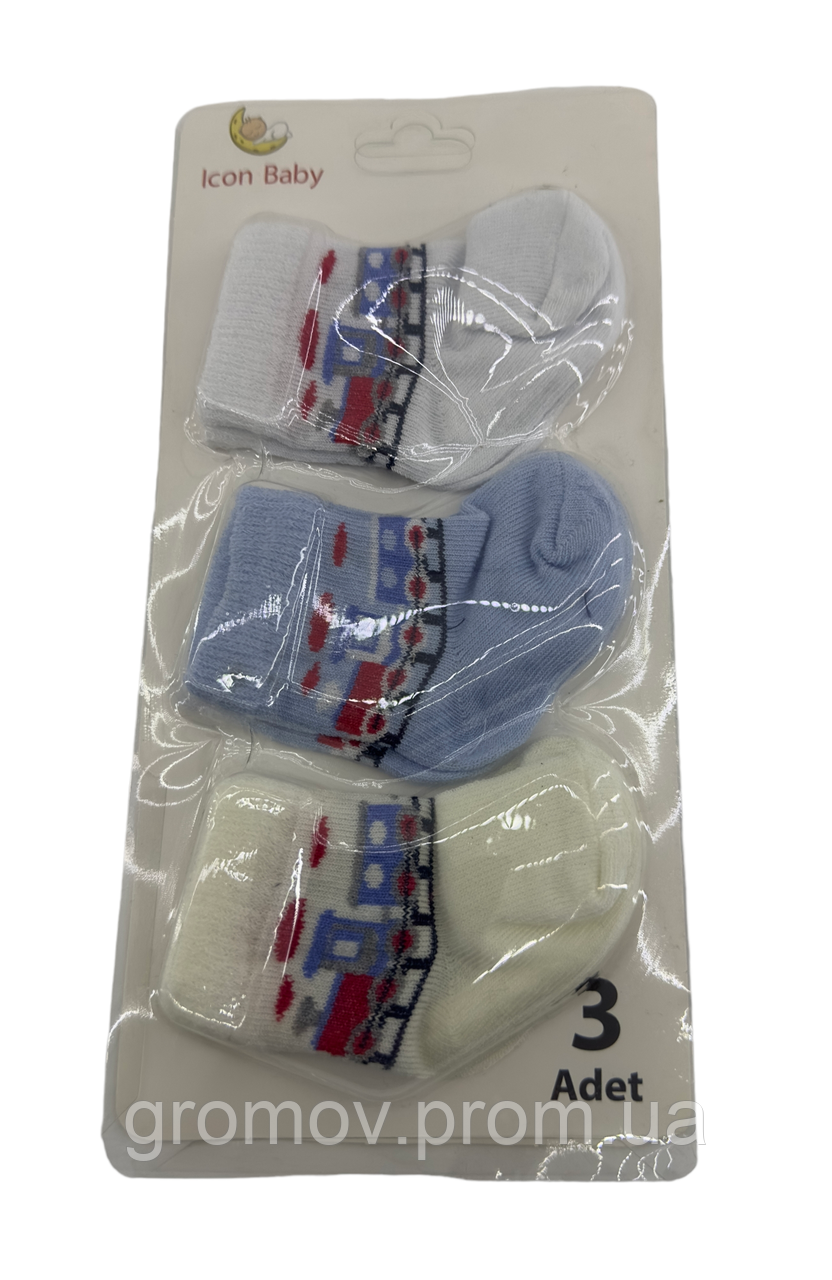 Дитячі шкарпетки 0 до 3 місяців для дівчинки Туреччина на новонародженому набір різні кольори (Н979), фото 1