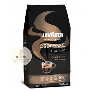 Кава в зернах Lavazza Espresso Italiano 100% Арабіка 1 кг