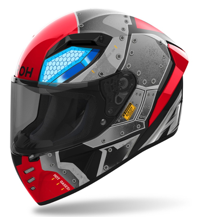 Мотошолом Airoh Connor Bot red-gray, фото 1