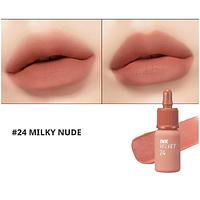 Peripera Ink Velvet Матовий тінт для губ, 4 г #24 Milky Nude