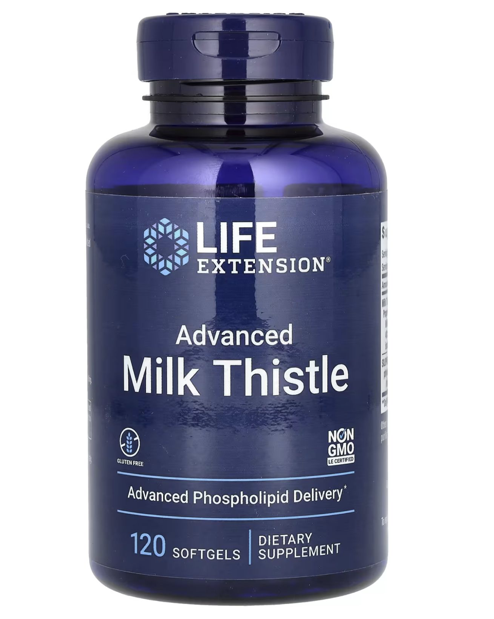 Силімарин Розторопша Life Extension Milk Thistle (120 желатинових капсул) (338539)
