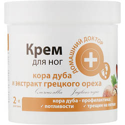 Крем для ніг Домашній Доктор Кора дуба і екстракт волоського горіха 250 мл 4823015924484 smart