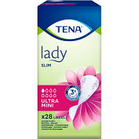 Урологические прокладки Tena Lady Slim Ultra Mini 28 шт. 7310791247649/7322541116082 e