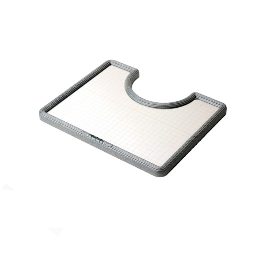 Дзеркало з лазерною розміткою Y.S.Park Concave Level Mirror Antique Silver (YS-4073)