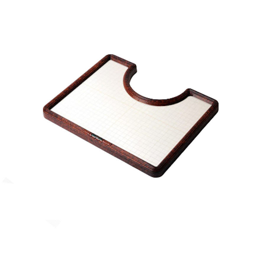 Дзеркало з лазерною розміткою Y.S.Park Concave Level Mirror Mahagony (YS-4074)