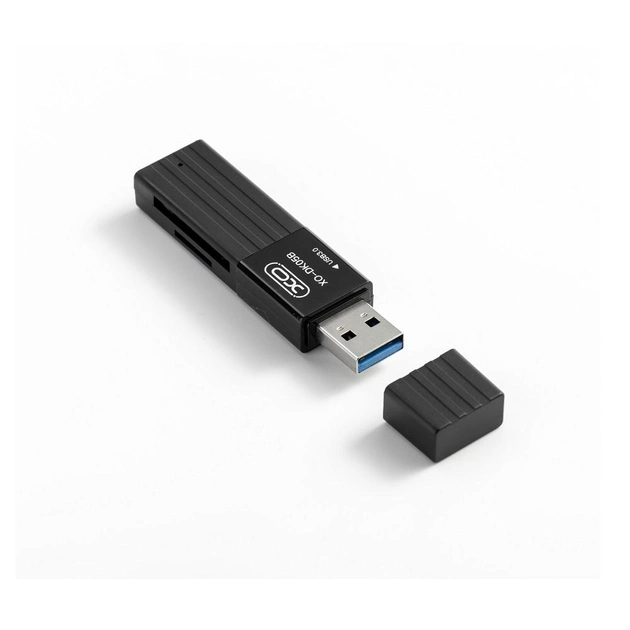 USB Кардрідер XO DK05B (2 in 1/USB 3.0), Black