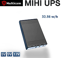 Мини-аккумулятор Multicam XS Uni 5V,9V,12V черний с емкостью 32,56 Вт/ч, источник бесперебойного питания для