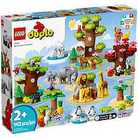 Конструктор LEGO DUPLO Town Дикие животные мира 142 деталей (10975)