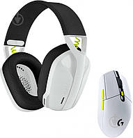 Навушники Logitech G435SE + миша G305SE white (981-001162)