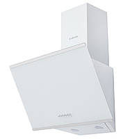 Вытяжка на кухни Minola HDN 5202 WH/INOX 700 LED белая наклонная декоративная настенная кухонная вытяжка 50 см