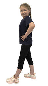 Футболка дитяча прямого крою 000119 колір темно-синій