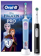 Набор зубных щеток Braun Oral-B Vitality Family Edition D103-Frozen 2 шт хорошее качество