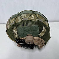Кавер на шлем fast тактический на шлем фаст на каску армейский чехол пиксель sd324