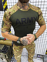 Тактические футболки мультикам, футболка влагоотводящая летняя, камуфляжная армейская футболка sd324 XL